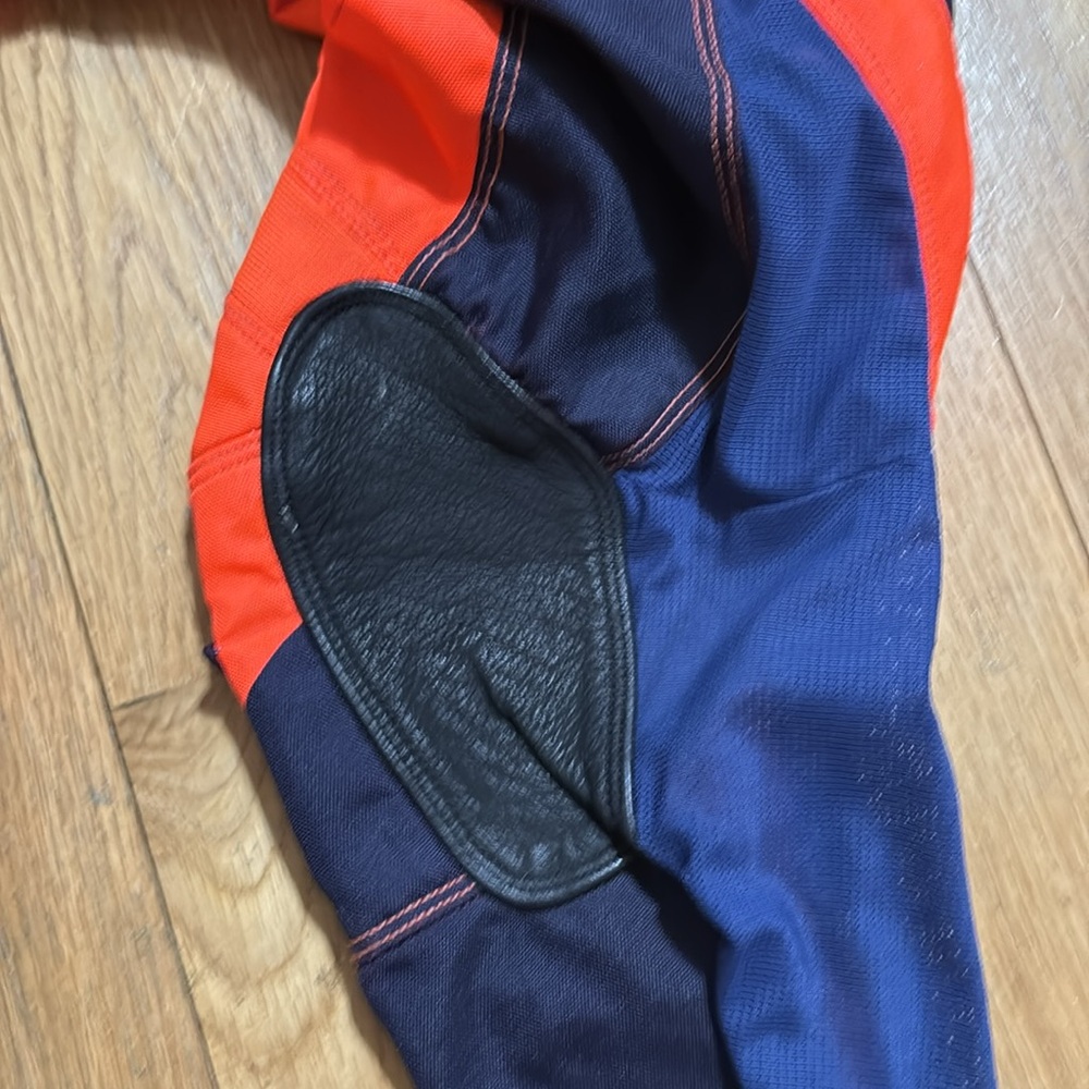 Fox Racing Orange and Navy Riding Pants - Picture 11 of 11